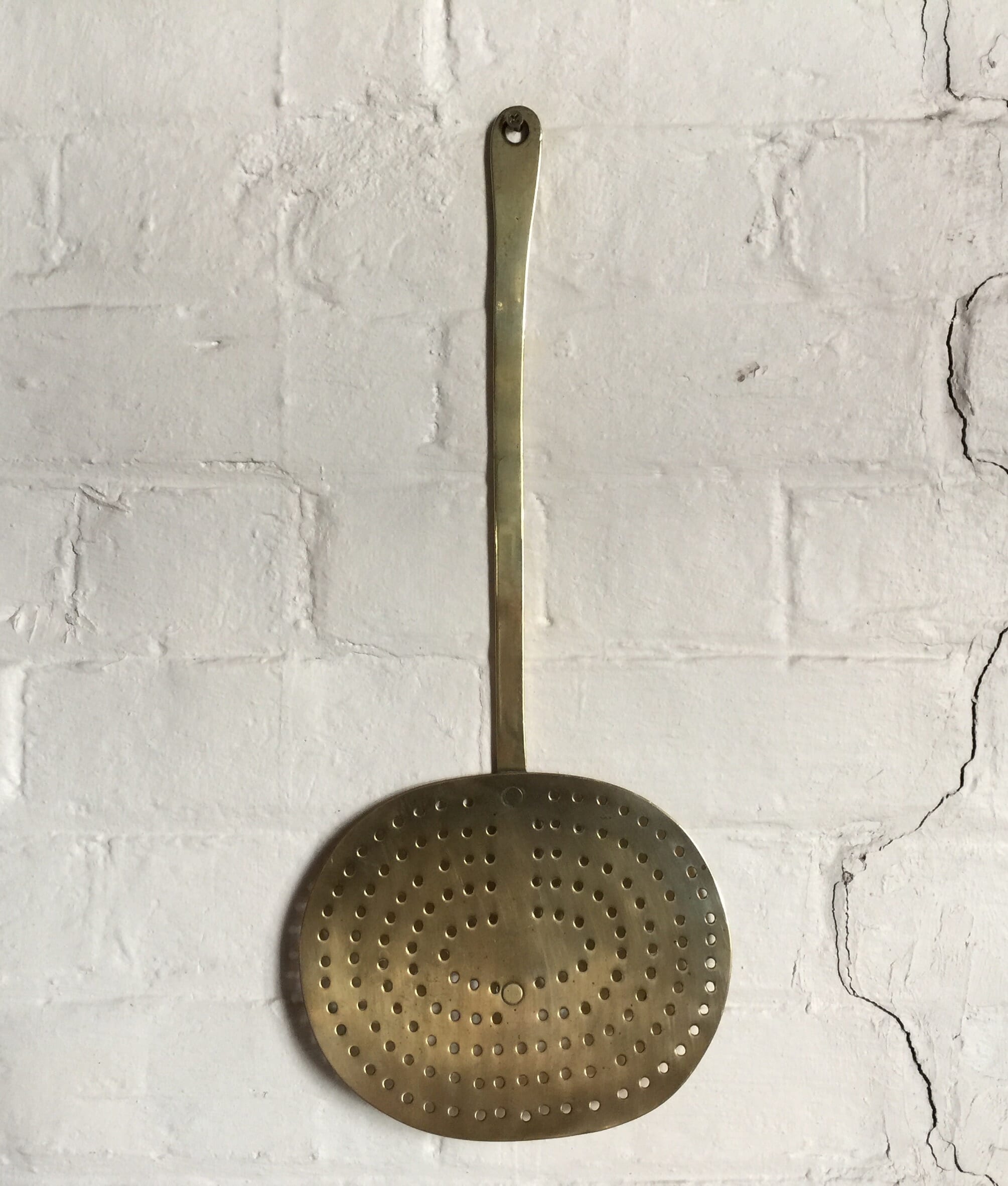Victorian brass skimmer, 19th century -0