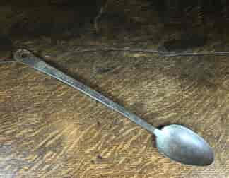 Large iron spoon, 19th century -0