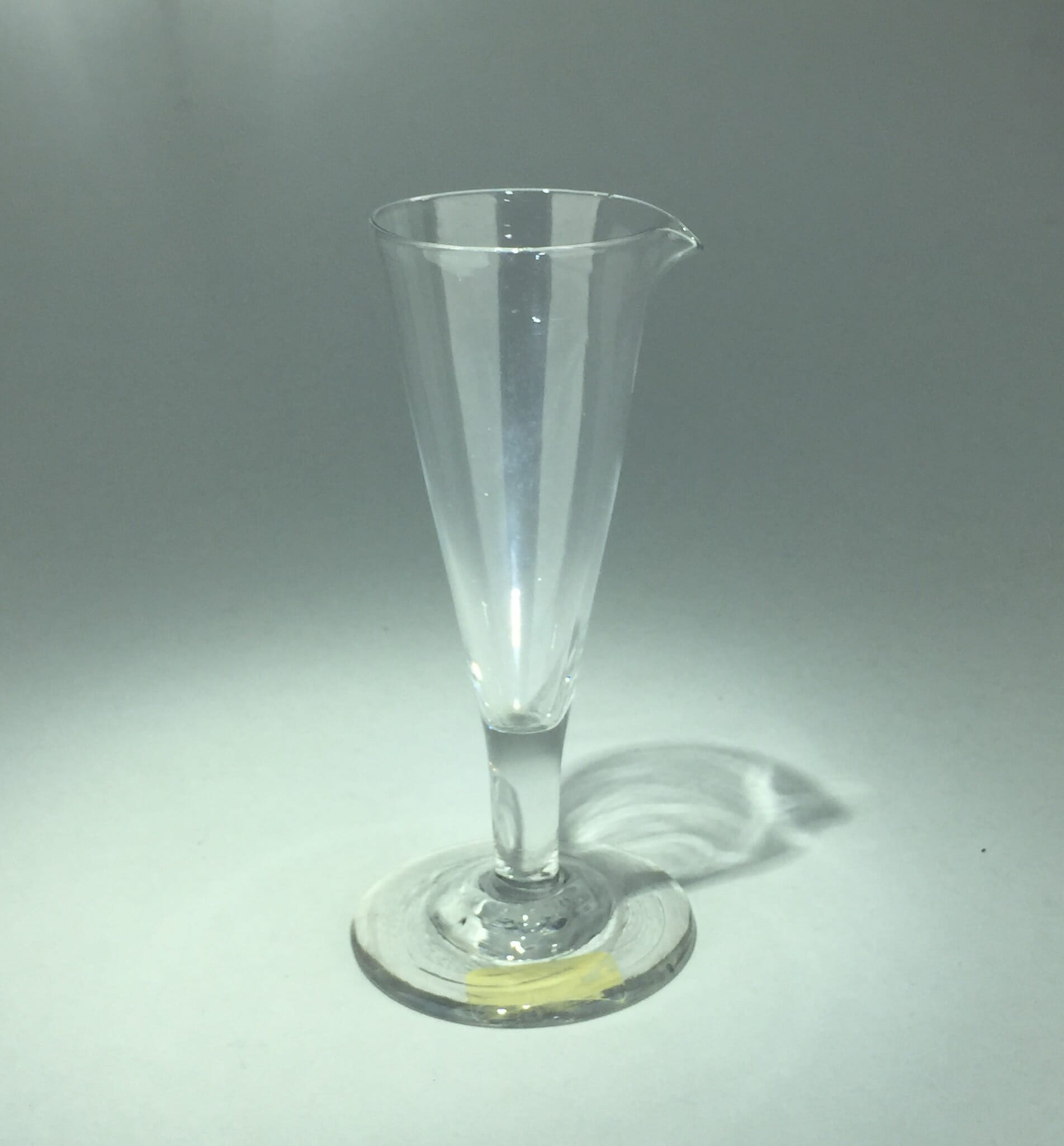 Measuring glass on stem, early 19h century – Moorabool Antique Galleries