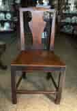 Country elm chair, vase shape splat, c.1800-0
