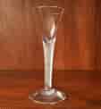English airtwist wine glass, C. 1750 -0