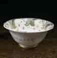 Rockingham bowl, grey foliage pattern #1168, c.1830-0