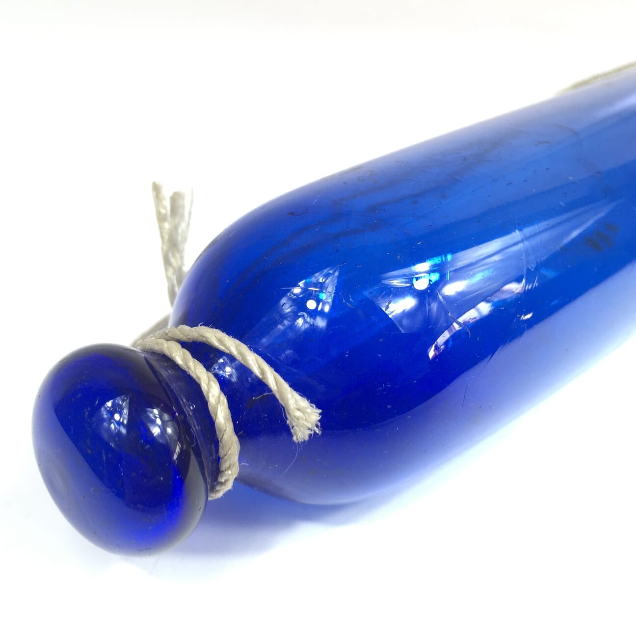 Bristol Blue rolling pin, 19th century-15131