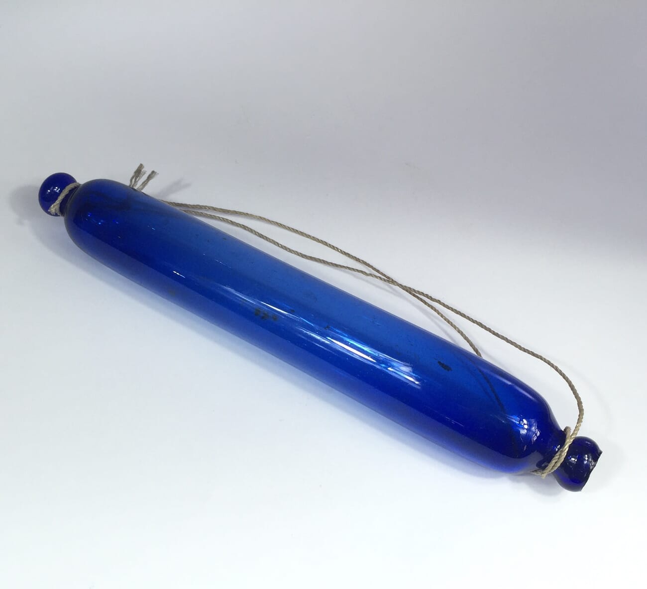 Bristol Blue rolling pin, 19th century-15132