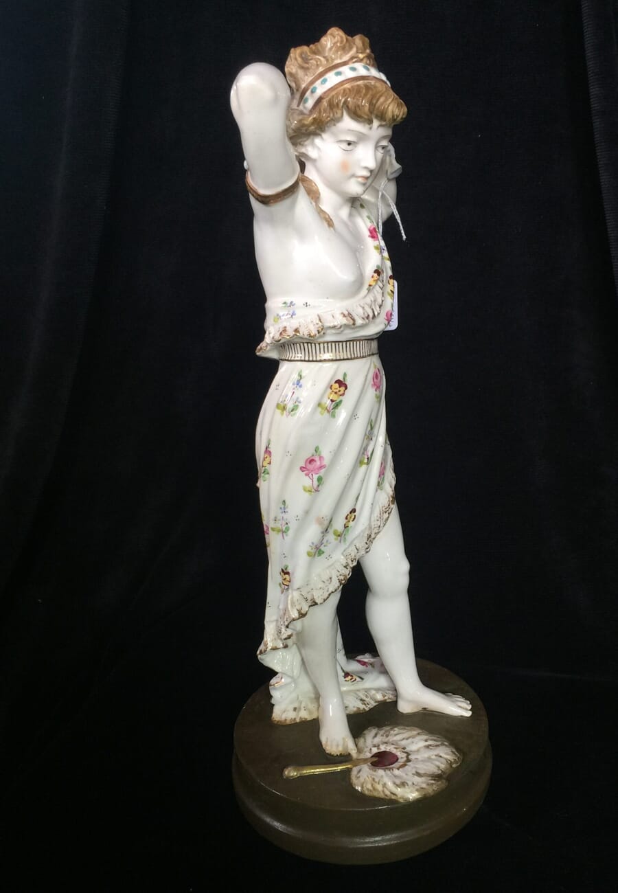 Robinson and Leadbeater porcelain figure of a lady, c. 1880-15187