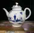 Worcester teapot, painted in 'The Waiting Chinaman' pattern, c. 1770-0