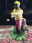 Early Staffordshire creamware figure of 'Man Friday', c. 1800-0
