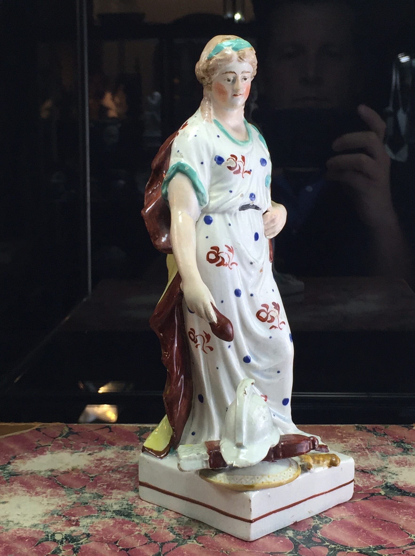 Pearlware figure of Peace, circa 1790-0
