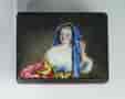English enamel snuff box with well painted portrait, c. 1770-0