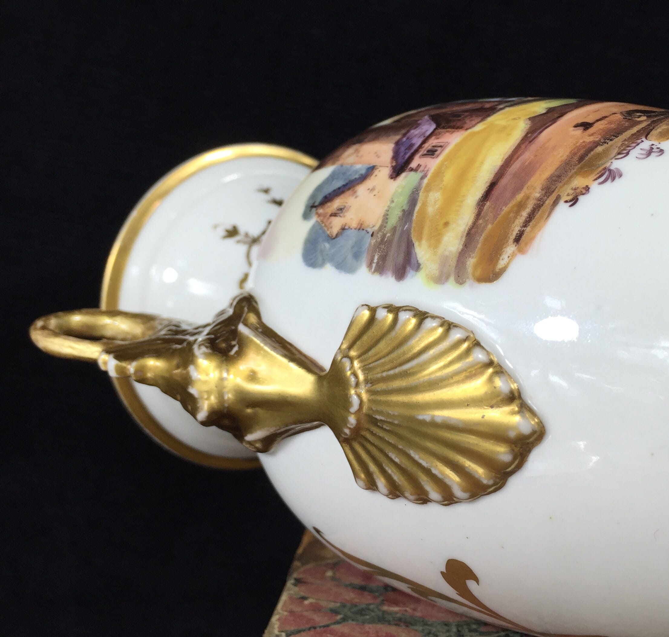 Swansea vase with dolphin handles & scene, c. 181516212 Moorabool