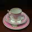 Flight Barr & Barr coffee can, saucer & a plate, c.1835-0