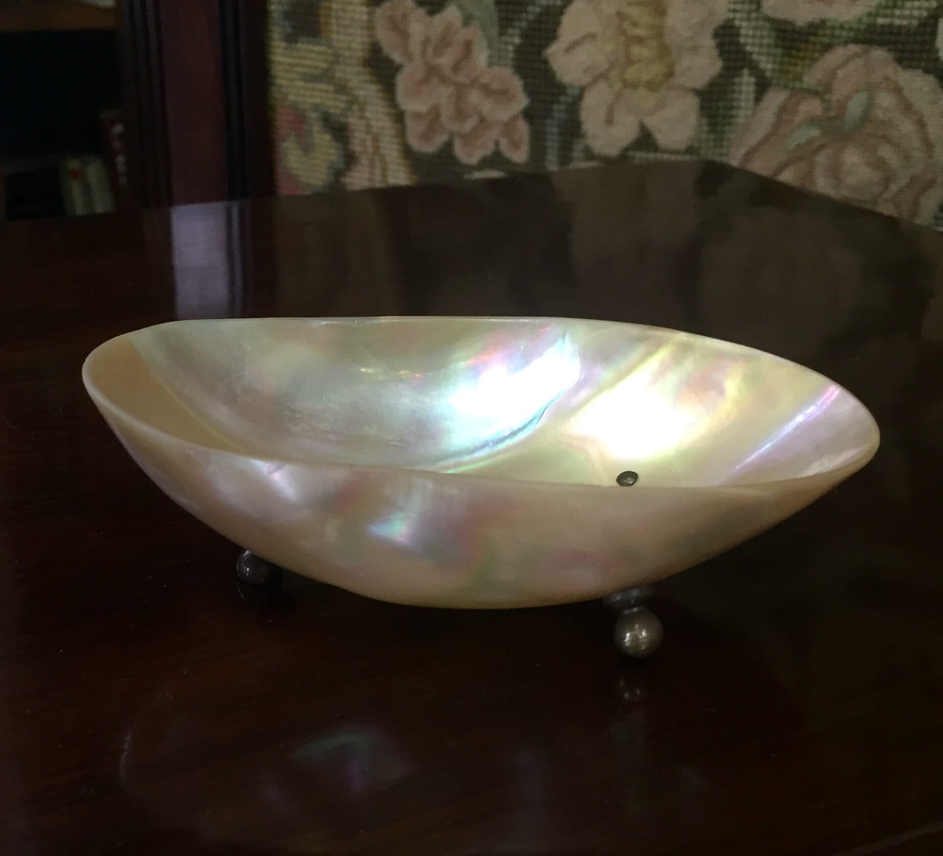 Victorian Mother of Pearl Dish, circa 1870 -0