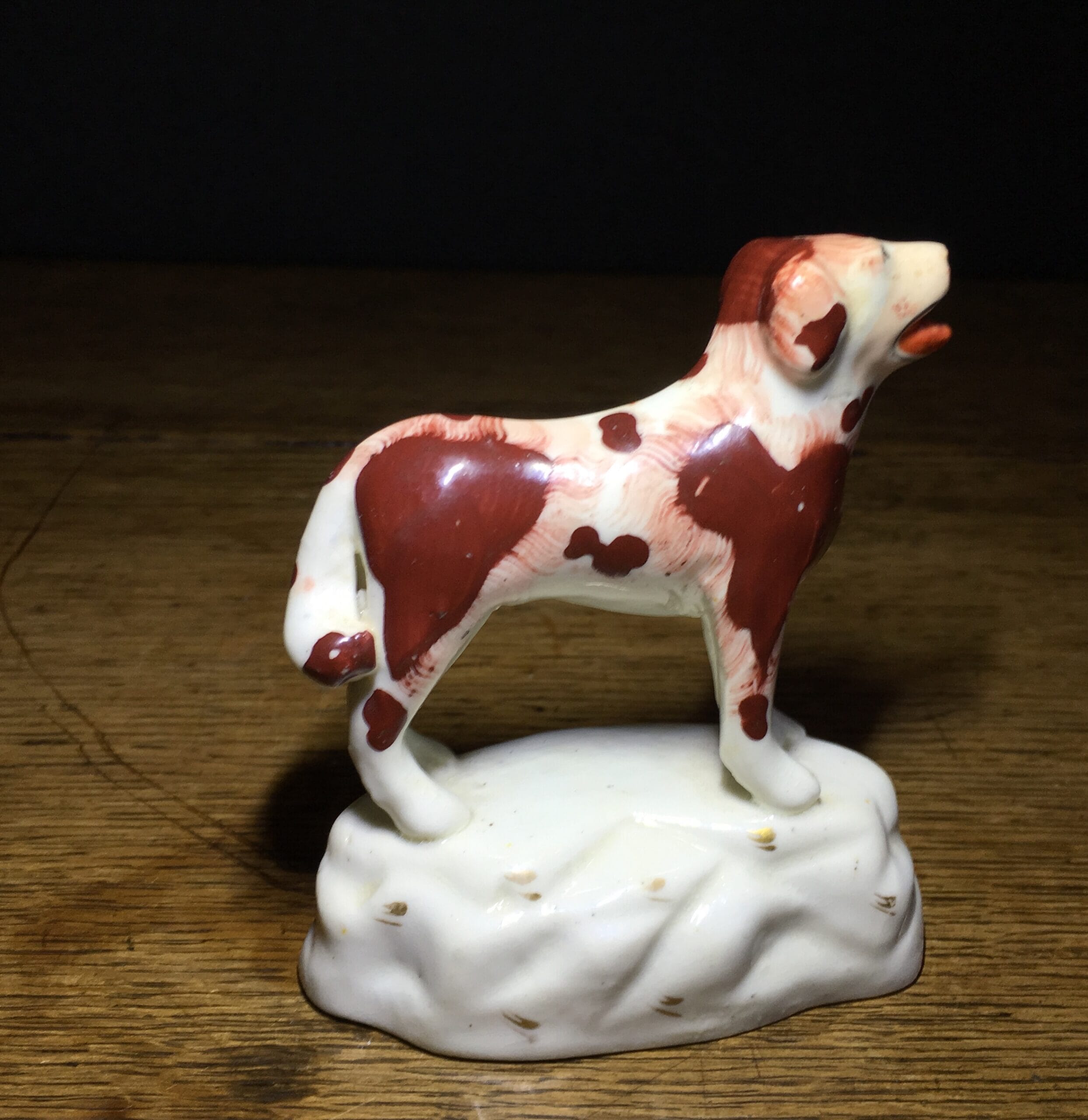 Staffordshire pottery standing dog, C. 1840 -0