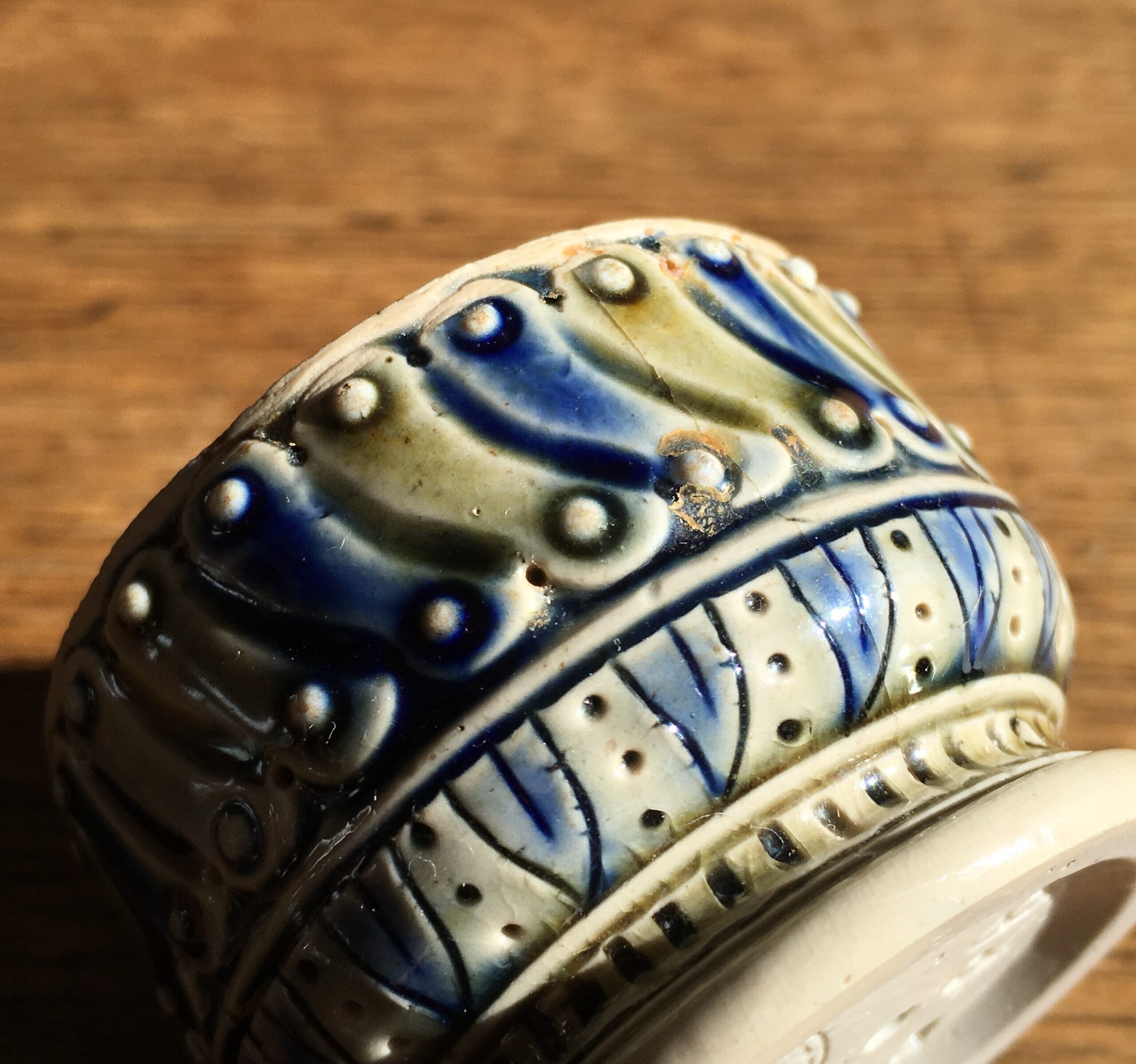 Doulton Lambeth stoneware salt, 187516884 Moorabool Antique Galleries