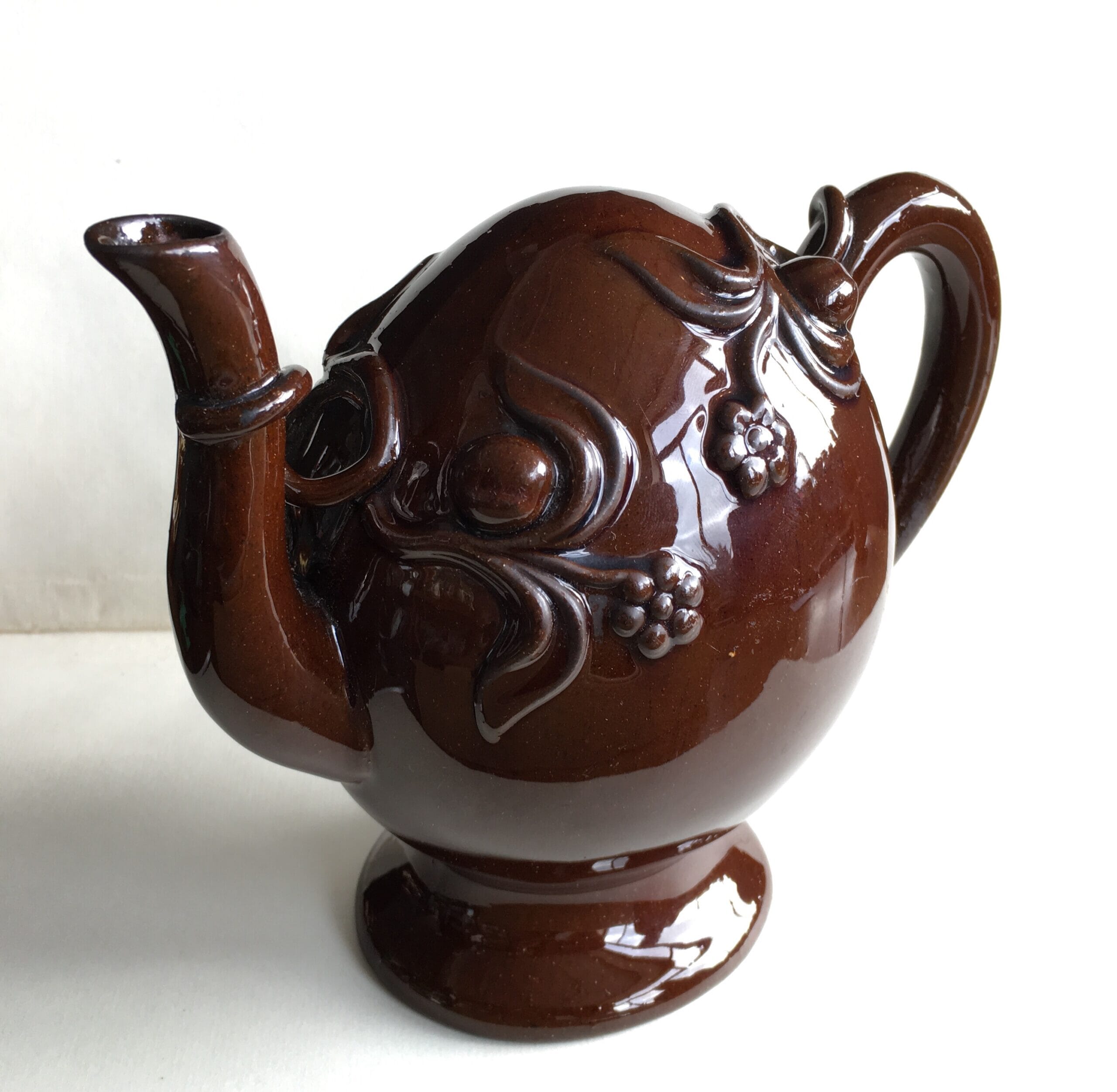 Copeland Cadogan teapot, Rockingham glaze, C. 1860 -0