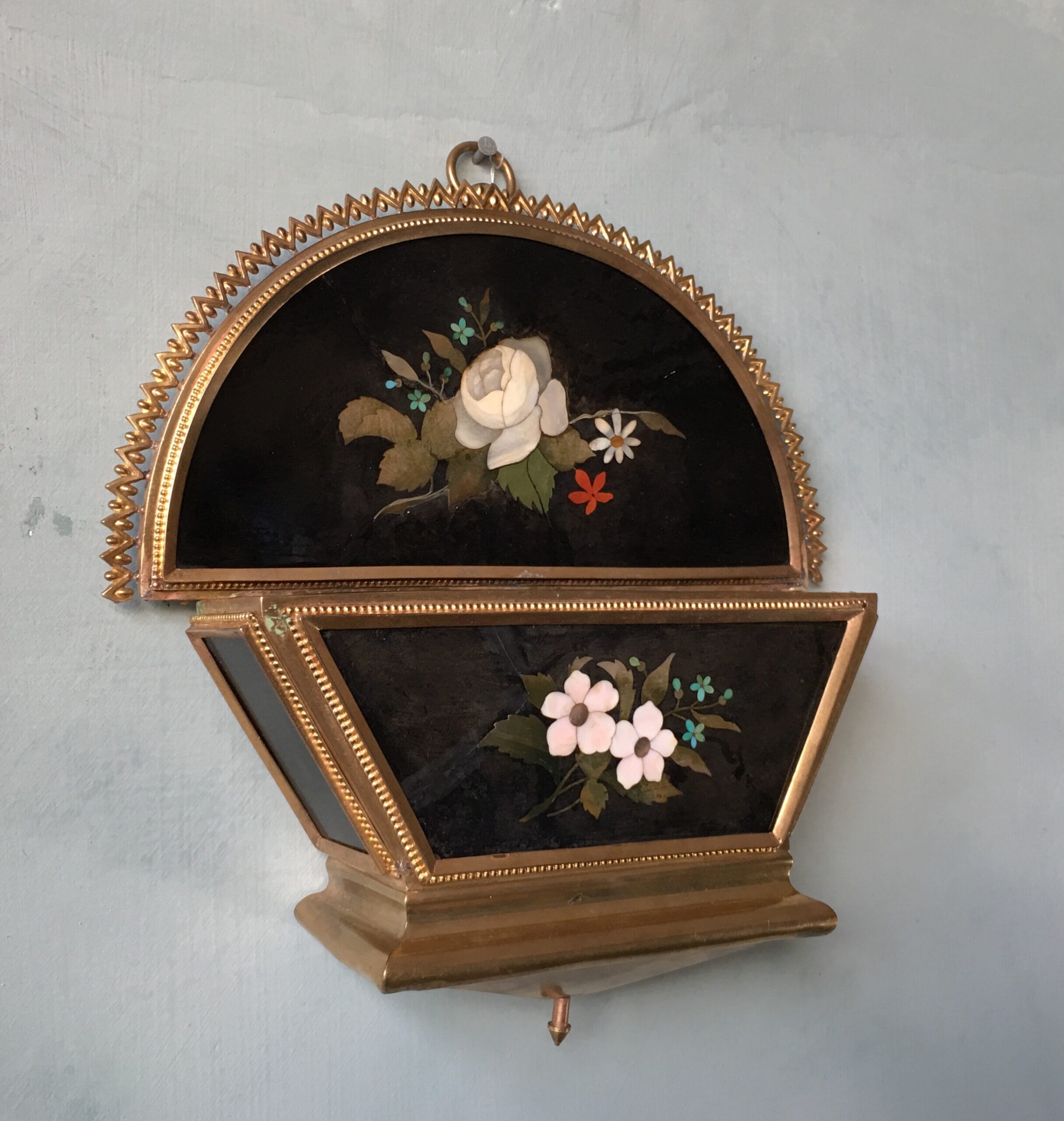 Petra Dure hanging letter rack, 19th century -0