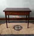 George III mahogany Hepplewhite tea table, circa 1790-0