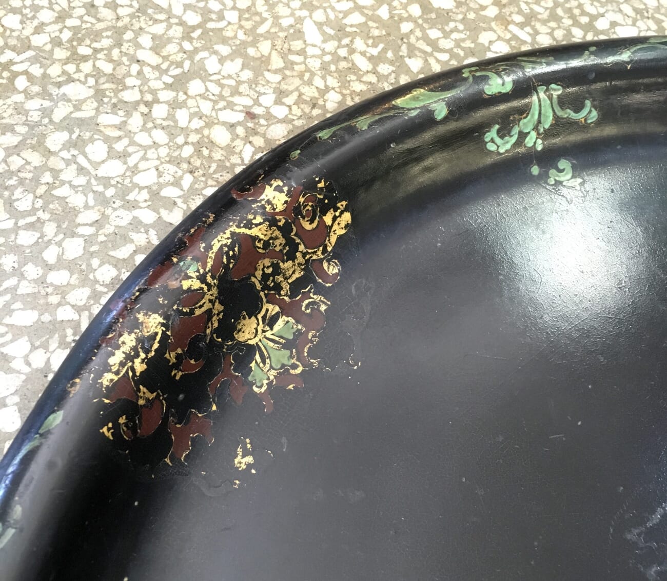 Large Victorian Paper Mache tray, c. 1835-17745