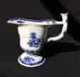 Chinese Export helmet shaped jug, underglaze blue dec, c.1775 -0