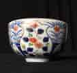 Japanese Imari bowl with fine flower decoration, 19th century-0