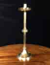 Large brass candlestick by Steeth & Son, Melbourne, late 19th C. -0