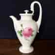 Meissen coffee pot with rose pattern, 19th century -0