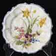 Le Nove (Italy) faience plate with flowers, 19th century-0