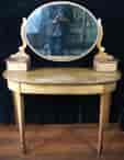 Hepplewhite revival mahogany dressing table, 19th century-0