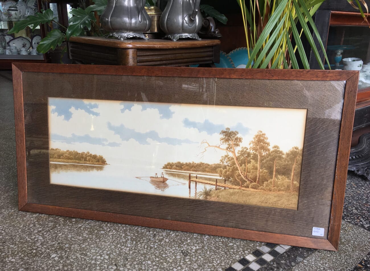 Gladstone Eyre (1863-1933) - Colonial river scene, c. 1895-19133