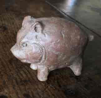 Majapahit pottery pig, 14th-15th century-0