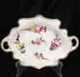 Samuel Alcock serving dish, 'melting snow' borders with flowers, c. 1835-0