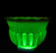 Uranium glass bowl, c. 1900 -0