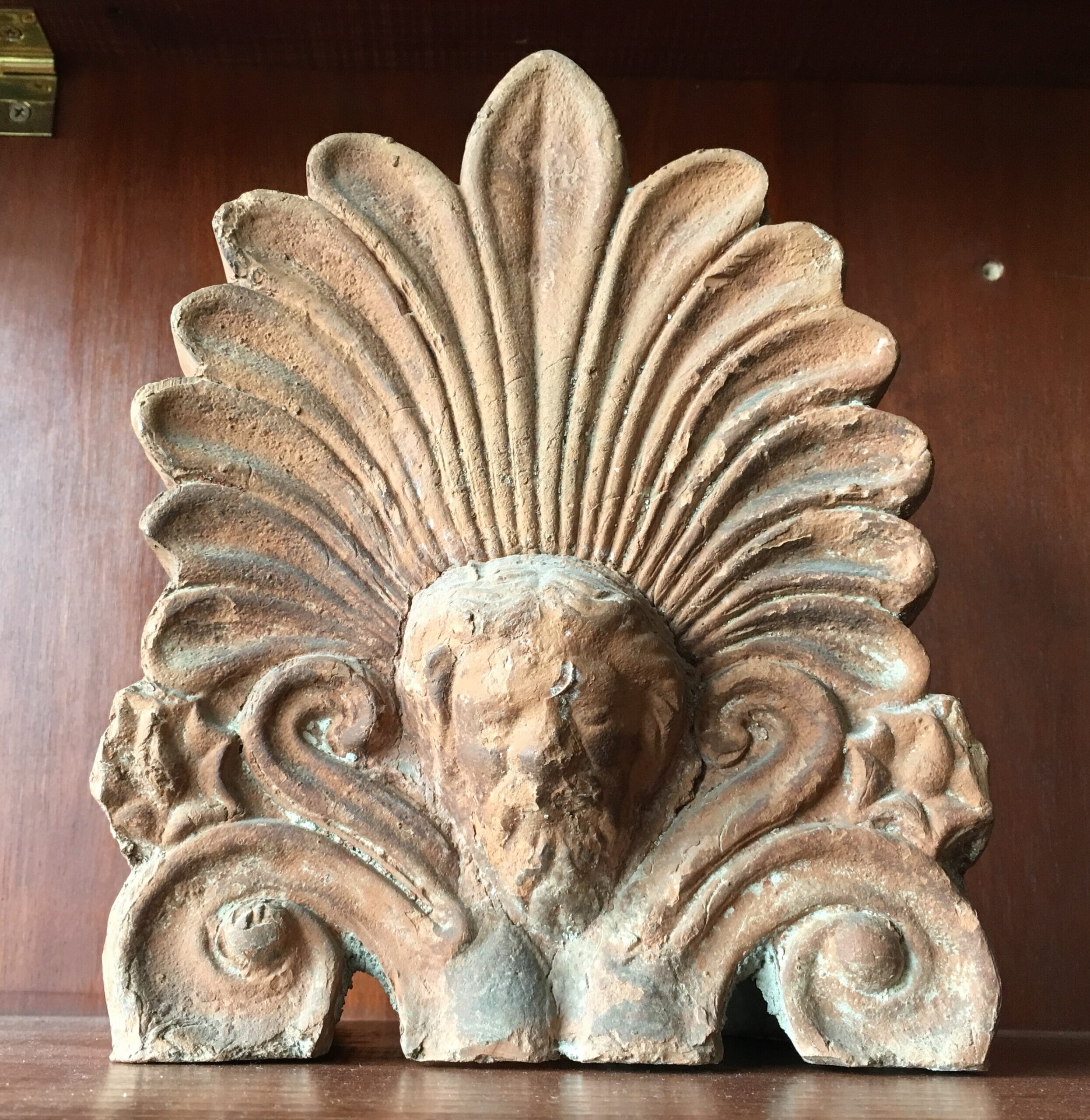 Terracotta Antefix in the ancient Greek manner, 19th century-0