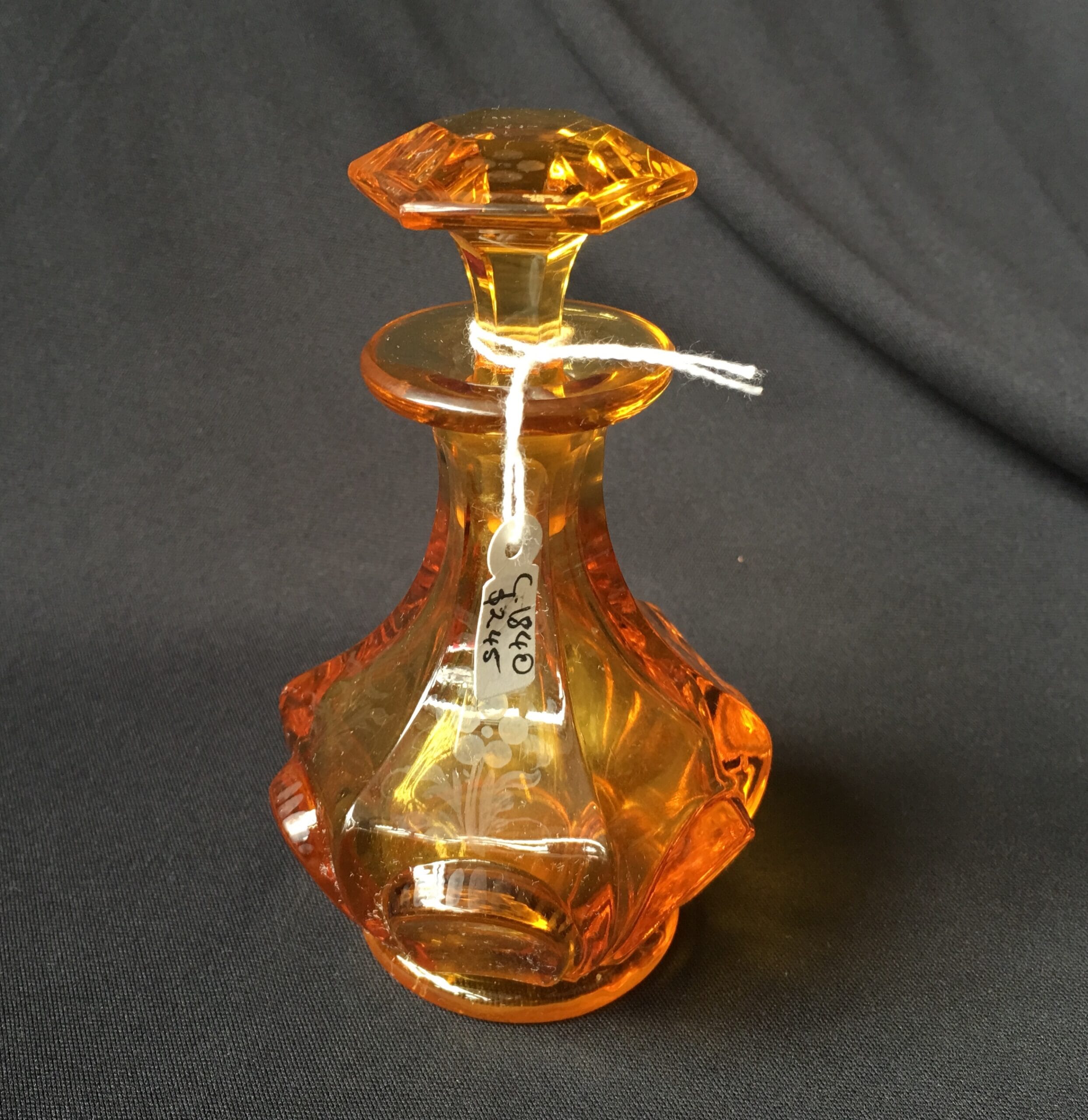 Victorian Antique Tamo Ash English Perfume Bottles & Case #43844