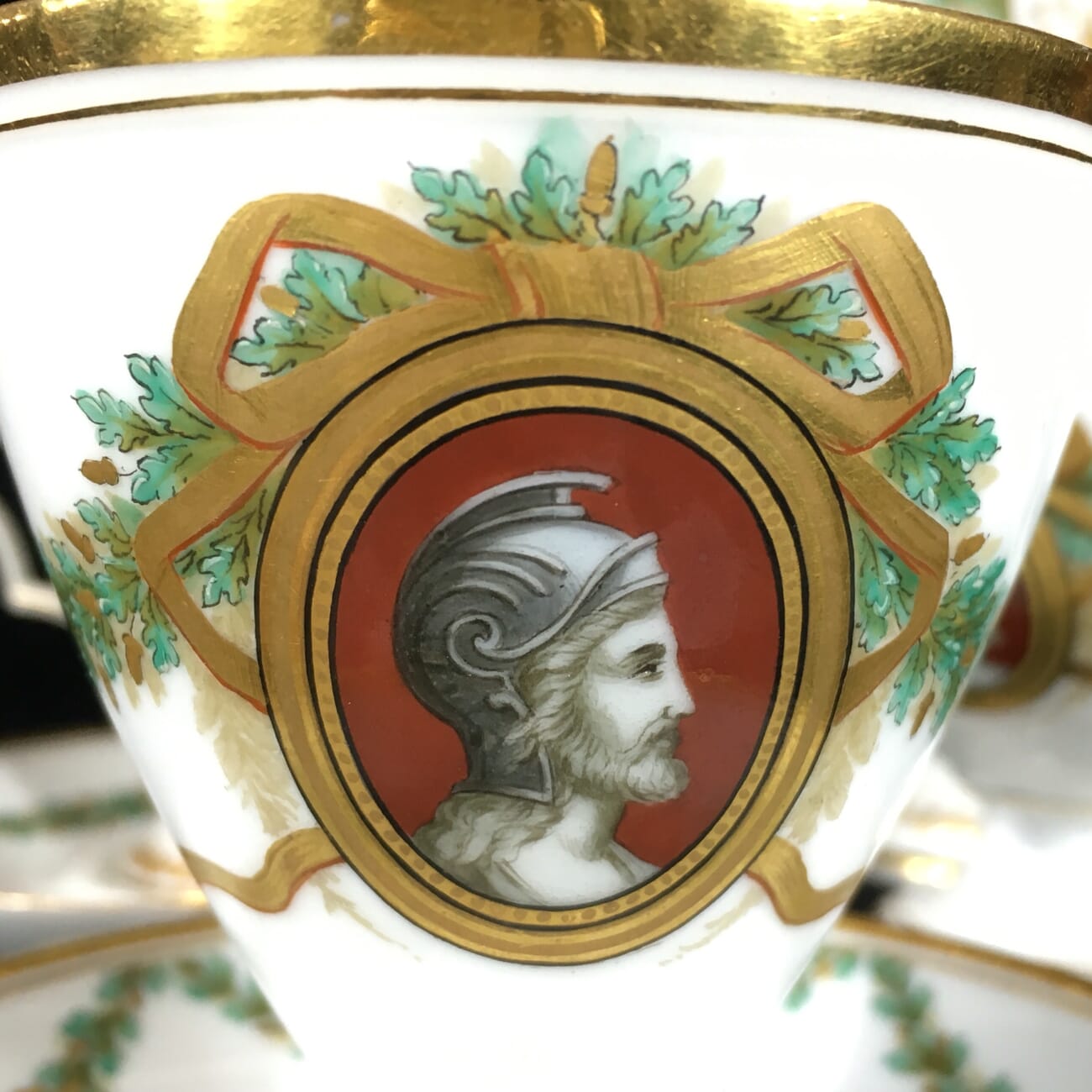 Paris porcelain Second Empire coffee service, C 1875 -19365