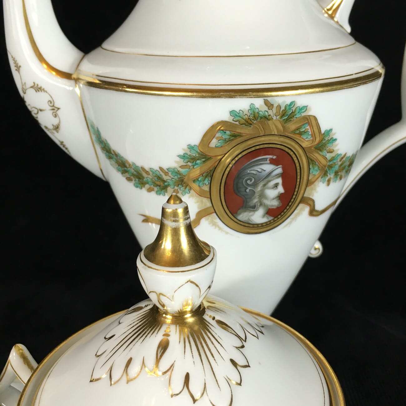 Paris porcelain Second Empire coffee service, C 1875 -19366
