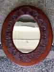 Australia chip carved mirror, dated 4/1/05 (1905)-0