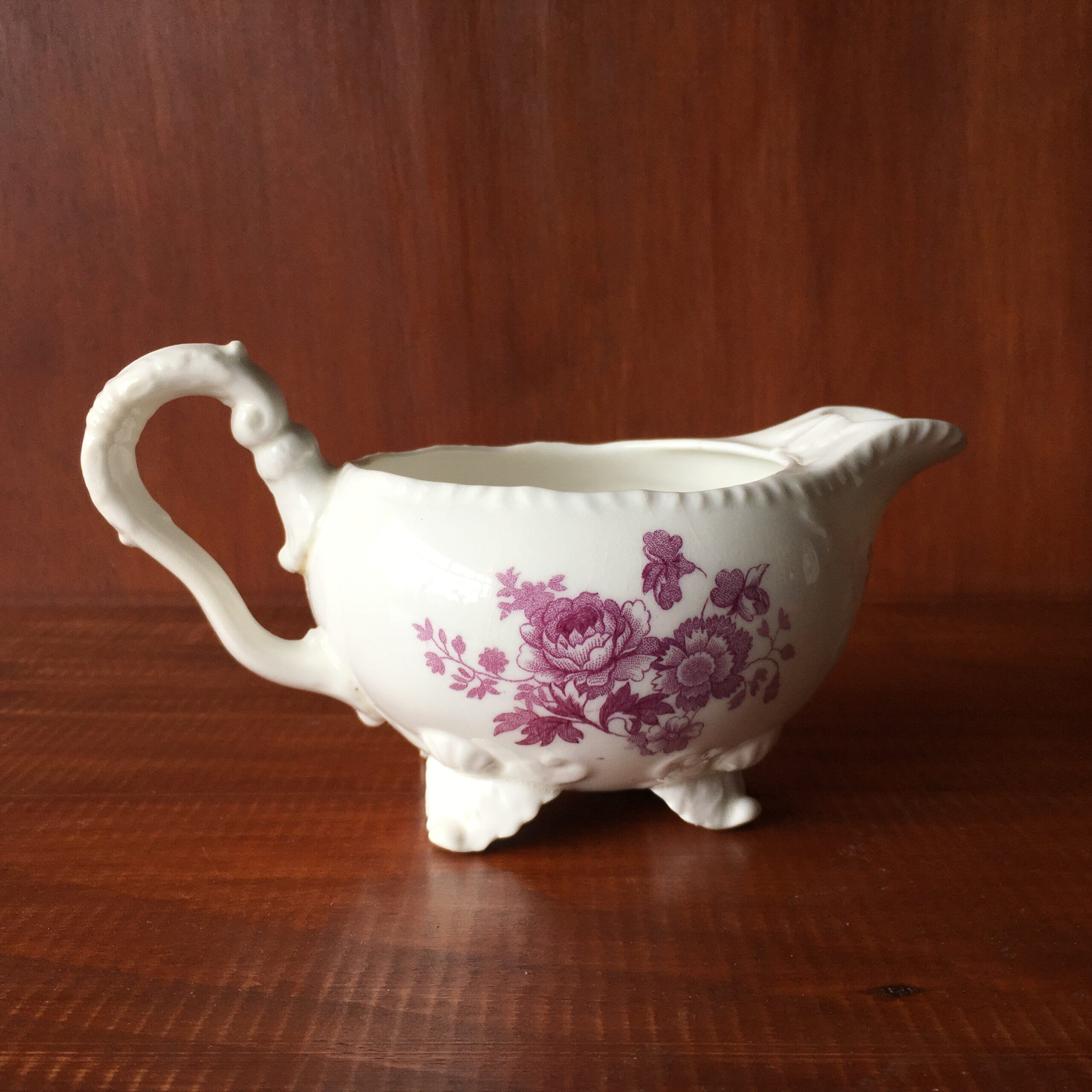 Daniel Second Gadroon shape jug printed in puce, C. 1826 -0