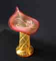 Victorian ‘jack in the pulpit’ glass vase, C. 1890 -0
