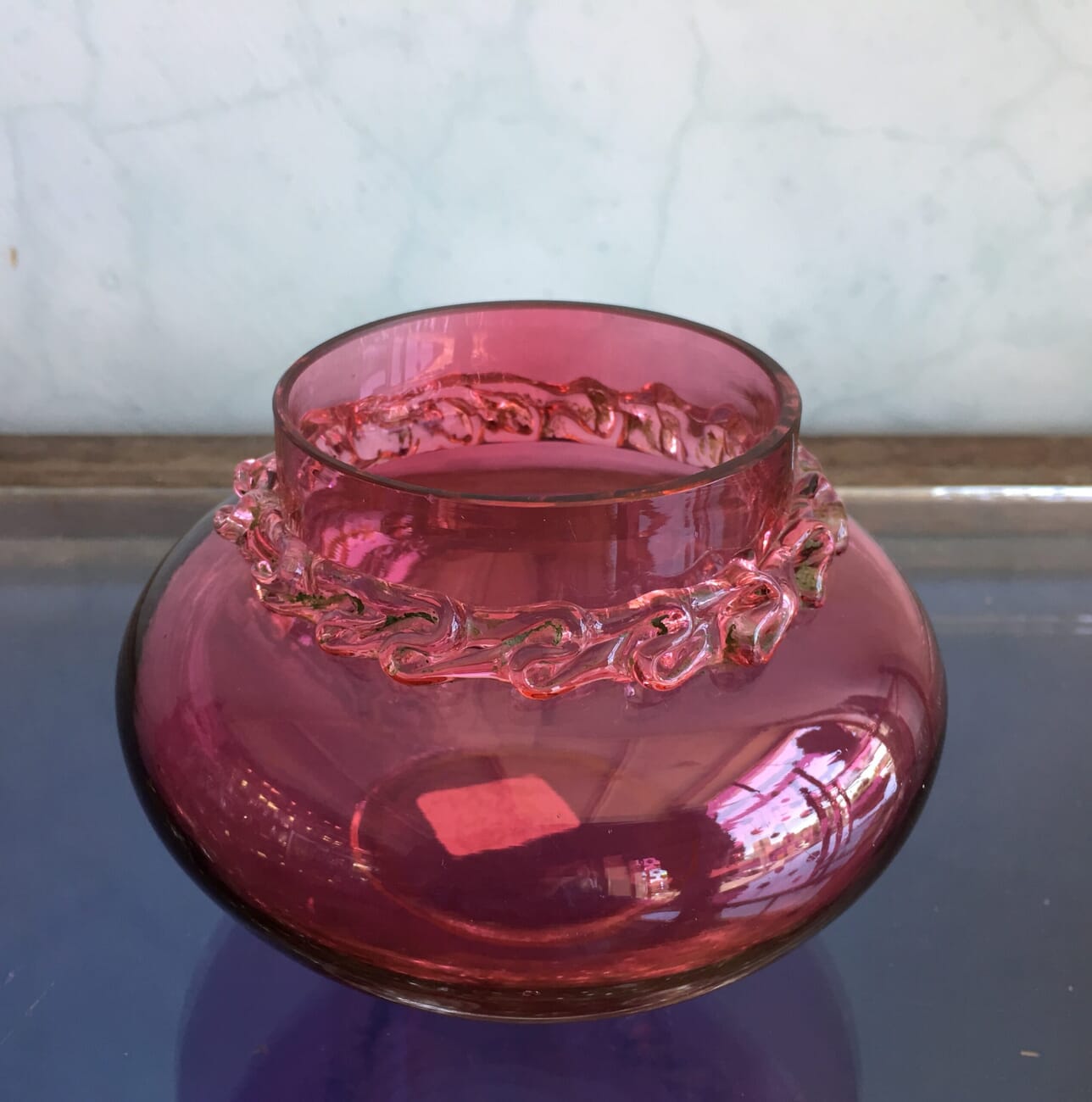 Victorian Ruby glass bowl. C. 1890-20766