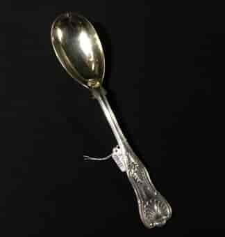 Kings Pattern .800 Silver serving spoon, German c.1900 -0