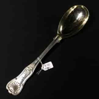 Kings Pattern .800 Silver serving spoon , German c.1900 -0