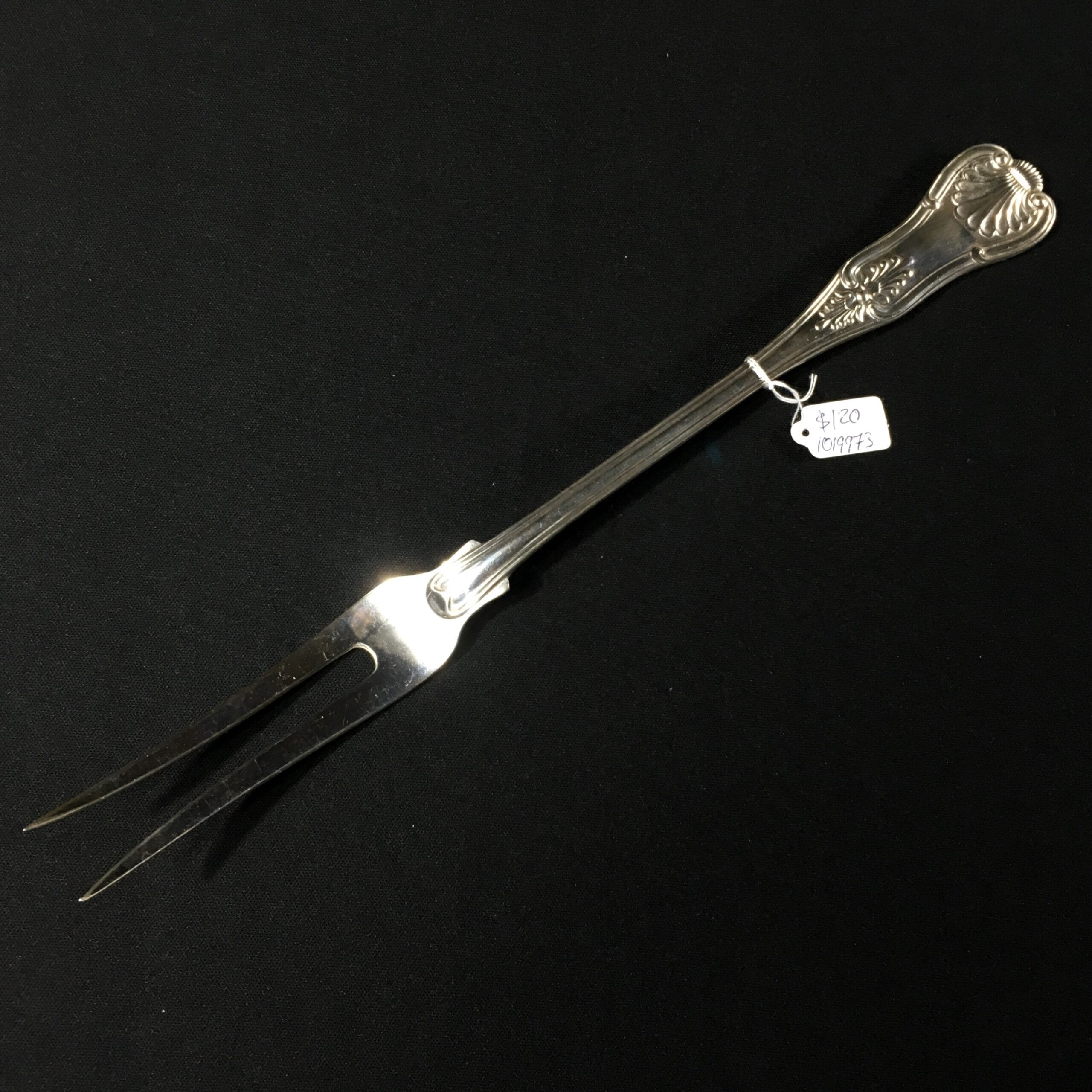Kings Pattern .800 Silver large fork, German c.1900 -0