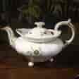 Minton teapot of 'Bath embossed' form, C. 1830. -0