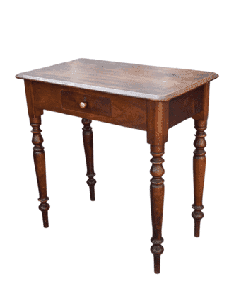 Australian Cedar hall table, single drawer, c. 1860