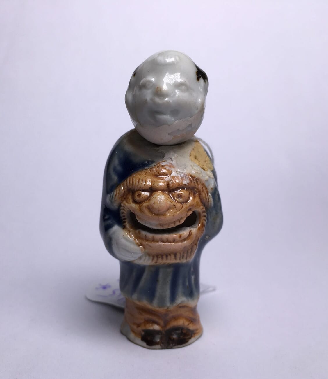 Chinese porcelain nodding figure, 19th century-21876