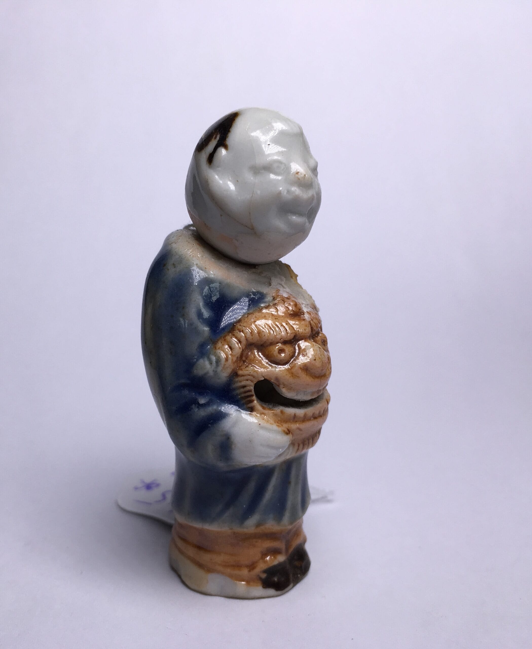 Chinese porcelain nodding figure, 19th century-0