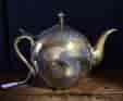 Damascus ware teapot, inlayed with silver, circa 1900 -0