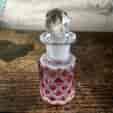 Victorian ruby flash perfume bottle, c. 1880-0