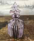 Venetian glass perfume bottle, erupting stopper, 20th century-0